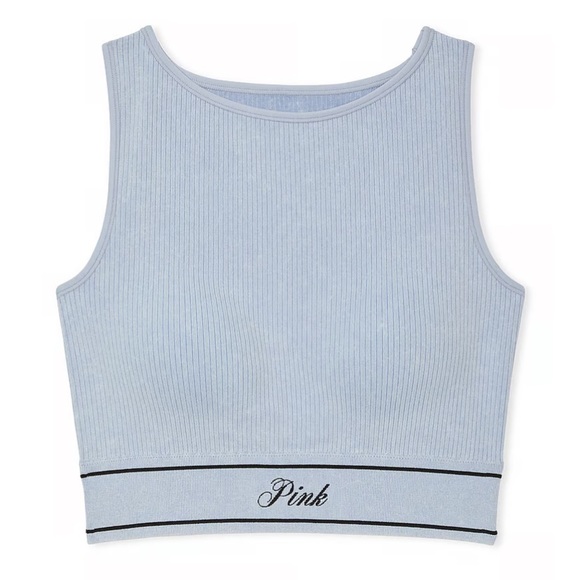 VS PINK Seamless High-neck Bra S-DD - Picture 1 of 6